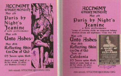 Alchemy / Paris by Night… etc. (2 flyers)