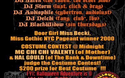 Absolution / Halloween Ball / DJ Jason’s Birthday Party
