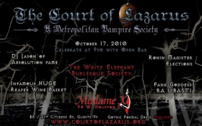 The Court of Lazarus / The White Elephant Burlesque Society